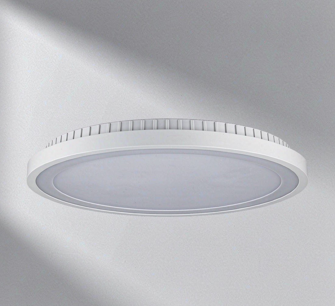 Slim round LED flush mount ceiling light